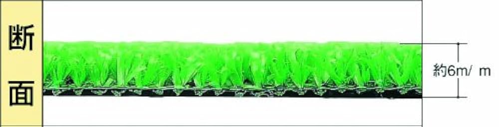 ワタナベ工業 人工芝 タフト芝 WT-600 45×30m乱 グリーン i8my1cf 養生用人工芝 日本製タフト芝ロールタイプ（ワタナベ工業）45cm